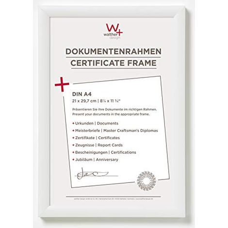 Walther Trendstyle Cornice foto bianca 21x29,7 cm (1/4)
