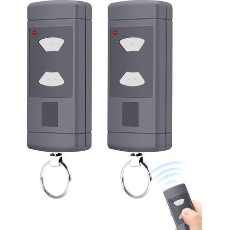40.685 MHz Gate Remote Control, Garage Door Remote Control for Hormann HSE2/4, HSM2/4, HS2/4, HS2/4, 2 Channels, Nice Rolling Code Remote Control (1/5)