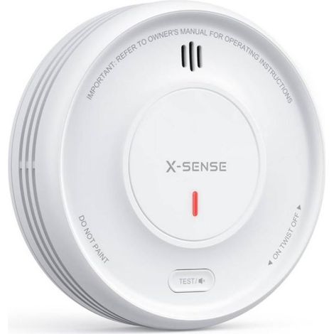 Detector de humo x-sense xs0d-mr sensor fotoeléctrico sin cable