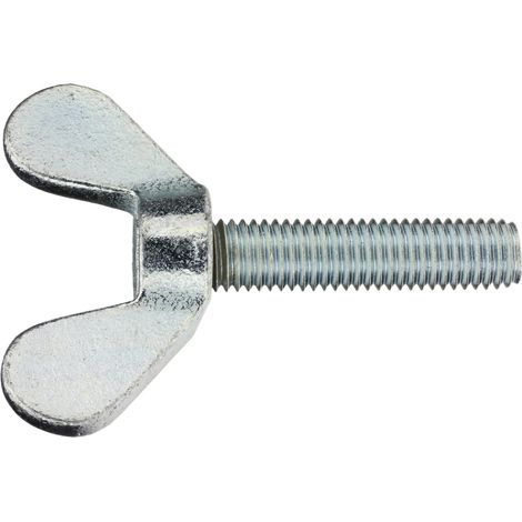 Reidl DIN 316 Flügelschrauben M 8 x 16, runde Flügelform, Temperguss verzinkt (1/4)