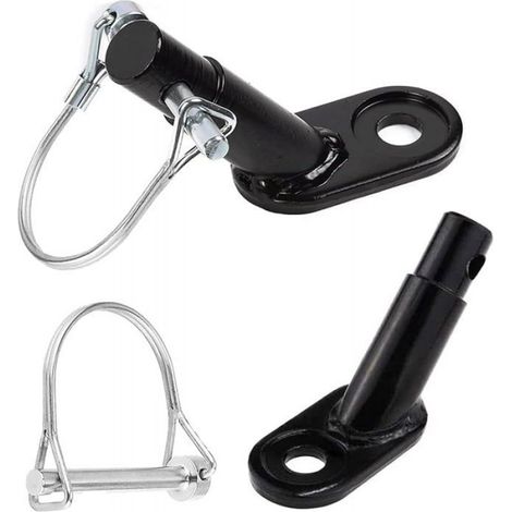 2 pcs, Universelle Attache-remorque pour vélo, Connecteur d'Attelage de Remorque de Vélo, Remplacement d’Attelage de (1/5)