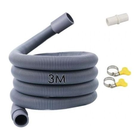 (3m) Tuyau de vidange universel de 3 m pour machines à laver, tuyau de vidange pour machines à laver et lave-vaisselle (1/5)