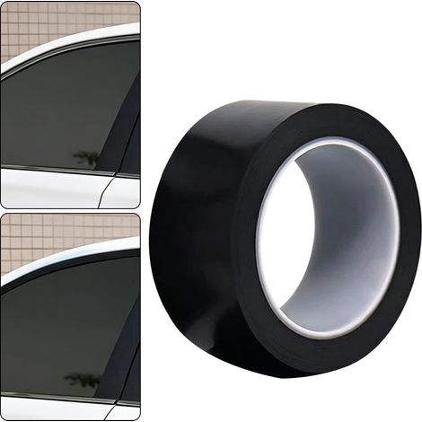 Film noir pour voitures Ruban adhésif décoratif imperméable et résistant UV – Pour réparer les rayures, les fenêtres, les côtés extérieurs, les détails de la moto, du véhicule, de la (1/5)