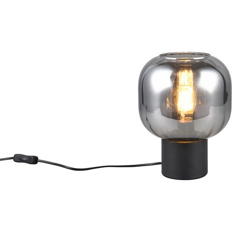 Lampada da tavolo DIVA Trio nera/cromo vetro E27 40W (1/5)