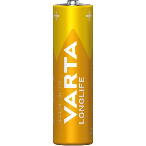 VARTA Batterie Longlife Alkaline AA Mignon LR6 1.5V CUBEPACK=24Stk (1/2)