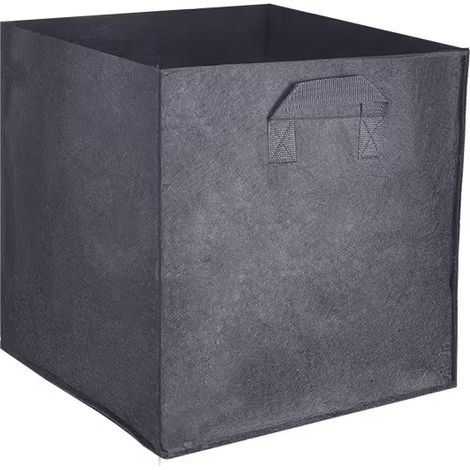 3 sacs de culture horticole respirants, 42,8 litres Square Grow Bag - léger et durable à l'intérieur et à l'extérieur (1/5)