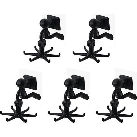 360° drehbarer Küchenhelferhaken, 5-teiliges Set, für die Küche (1/5)