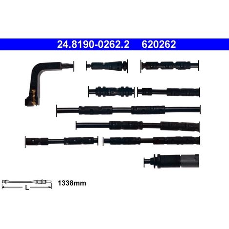 Contact d'avertissement, usure des plaquettes de frein ATE 24.8190-0262.2 BMW