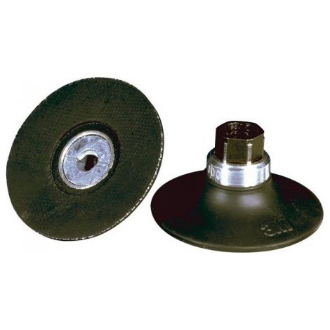 Plateau pour disques abrasifs Ø 76,2 mm (1/4''), Roloc (TM), Dureté : tendre (1/2)