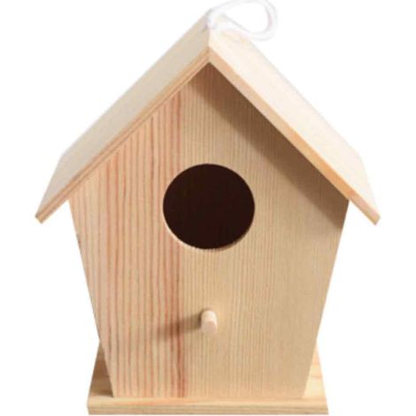 Innovatives hängendes Vogelhaus aus Holz, Vogelkäfig, Gartendekoration - Innovatives hängendes Vogelhaus aus Holz, Vogelkäfig, Gartendekoration (1/5)