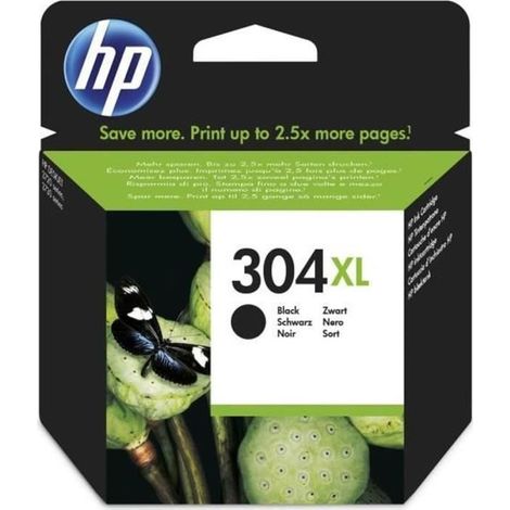 HP 304XL cartouche dencre noire authentique pour HP DeskJet 2620/2630/3720/3730 N9K08AE