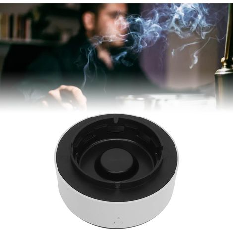 Cendrier Purificateur d'Air 2 en 1 - Grey, ABS, Purification Double Fonction avec Filtres Remplaçables, Switch One Button (1/5)
