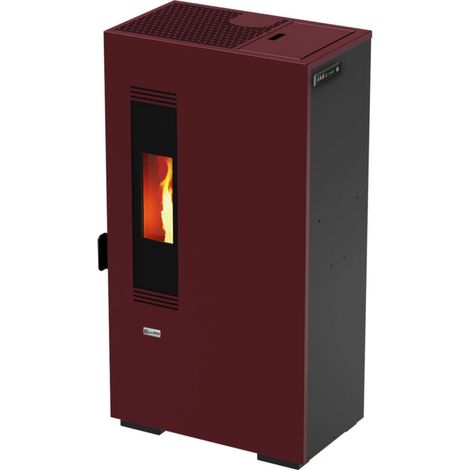stufa a pellet canadian stove "slimmy 6" bordeaux 6 kw (1/3)