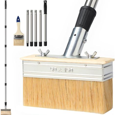 Flat Brush with Long Handle 150 cm Long Handle Paint Brush (1/5)