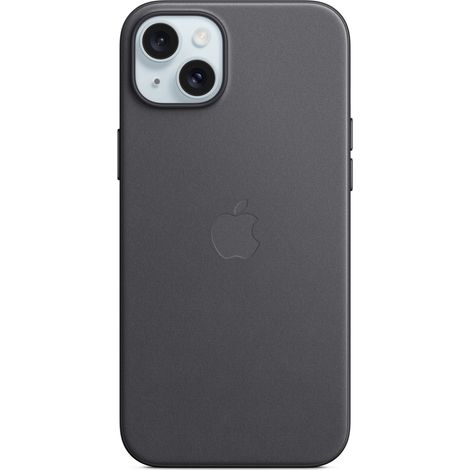 Coque en tissage fin avec MagSafe pour iPhone 15 Plus Noir (1/4)