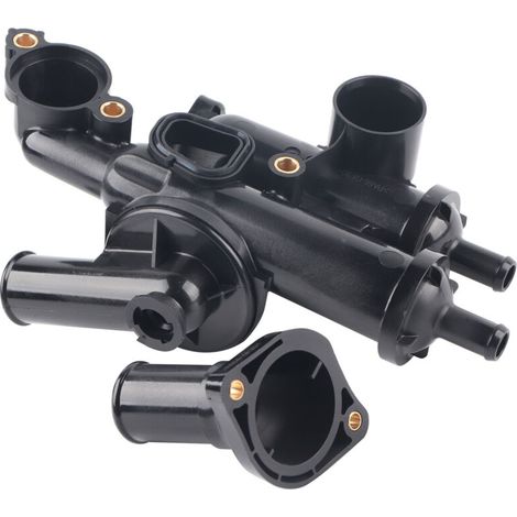 68003582AB Coolant thermostat with housing for Chrysler Sebring Dodge Caliber Jeep Compass. (1/5)