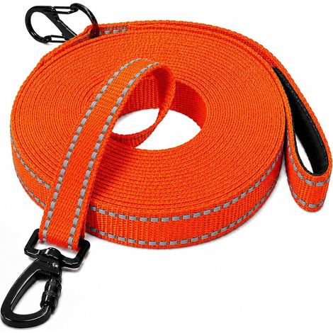 Hundeleine, 2 m/ 3 m/ 5 m/ 10 m/ 15 m/ 20 m/ 30 m Trainingsleine, lange reflektierende Leine für kleine, mittlere und große Hunde (1/5)