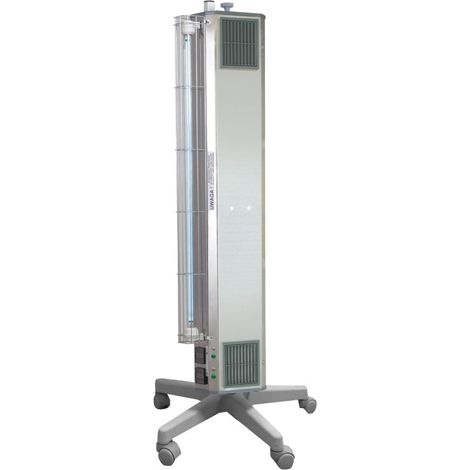 Lampe de stérilisation à ultraviolets avec ventilateur sur roulette NBVE-110-55 N 165W