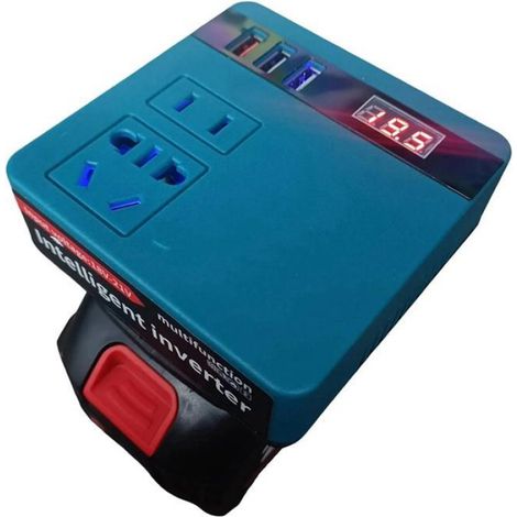 Onduleur Batterie Lithium - 220 V AC / 5 V DC / 20 V DC - Pour Outils Électriques - 1 Pièce (1/5)