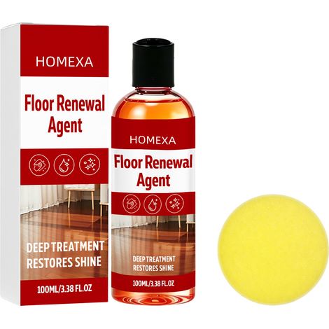 Nettoyant sols et carrelages HOMEXA - Formule douce, facile d'utilisation, convient à tous les foyers, élimine les taches, nettoie et entretient : 100 ml x 1, 1 éponge x 1 (1/5)