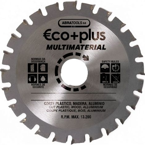 DISCO ECO+PLUS C.MULTIMATERIAL 24 DIENTES DISCO MULTIMATERIAL 115x5x2x22,23 mm. 24T