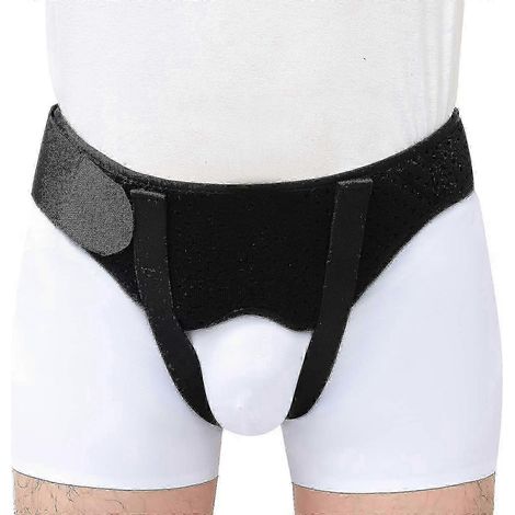 Leistenbruch-Stützgürtel für Männer – Doppeltes Leistendesign zur Linderung von Leistenbruchschmerzen und zur Stabilisierung des Bruchbandes L (1/4)