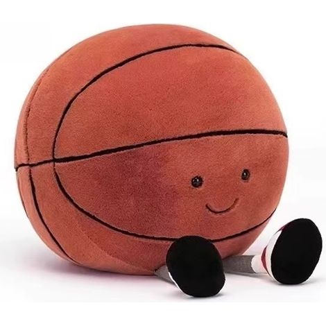 Pièce de collection fantaisie Ballon de basket 28 cm objet décoratif original cadeau unique (1/2)