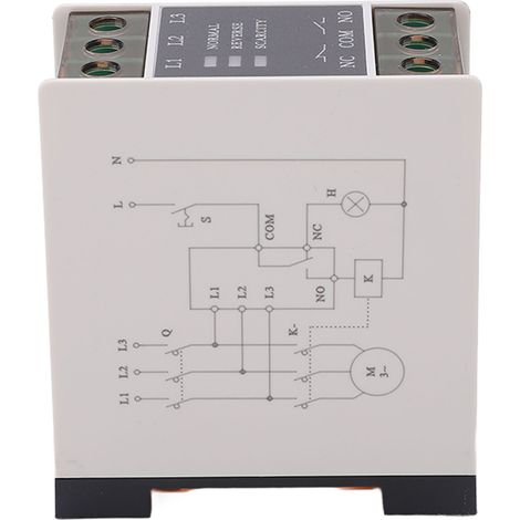 AC-Relais PC Flammhemmende Schieneninstallation Phasenfolge Phasenausfallrelais 220–440 V AC (1/5)