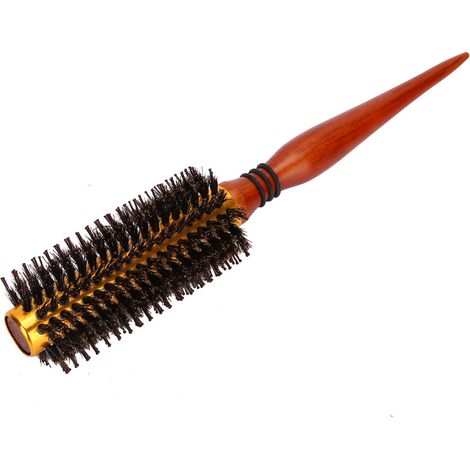 Brosse à lisser professionnelle ronde 12, lisseur cheveux bouclés, outil de coiffage thermique, brossage brushing, accessoire coiffeur, diamètre 38mm (1/5)