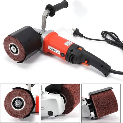 Macchina per rasatura, Macchina Satinatrice Lucidatrice Levigatrice smerigliatrice, spazzole per ristrutturazioni esterne, 1400W 230v