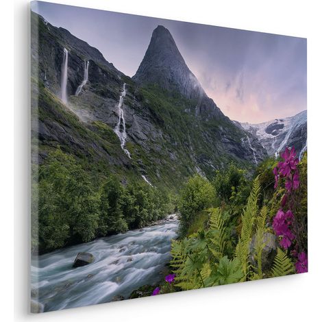Komar Canvasbild Scandinavian Paradise - 60 x 90 cm - Bild auf Keilrahmen - Naturmotiv (1/2)