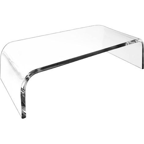 Laptopständer, transparenter PC-Ständer, Monitorständer, Monitorständer aus transparentem Acryl, Aufbewahrungsregal (1/5)