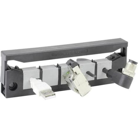 Icotek KEL-QUICK E5 regleta de entrada de cable negra