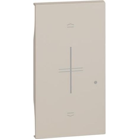 Enjoliveur Living Now with Netatmo pour interrupteur de volets 2 modules -sable BTICINO BTKM32M2 (1/2)
