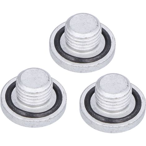 Lot de 8 bouchons de vidange d'huile, filetage M14, avec rondelle d'étanchéité 0652 477 pour Opel Astra/Corsa/Meriva (1/5)