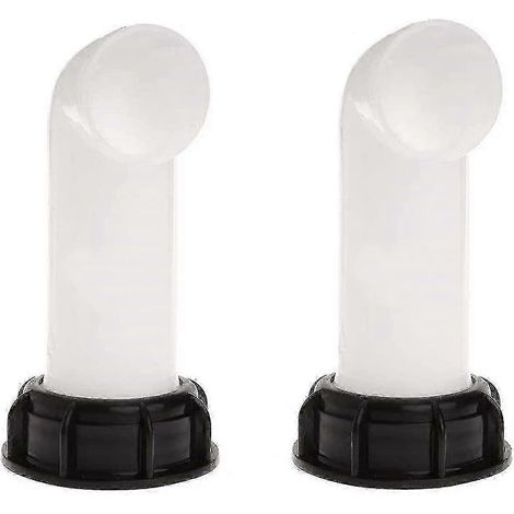 2 adaptateurs pour réservoir d'eau, vanne pour réservoir d'eau, adaptateur pour réservoir de vidange de réservoir d'eau IBC, vanne de tonnage, irrigation agricole, canalisation, plastique, 6( ) (1/5)