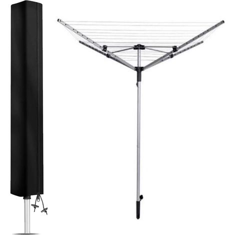 housse imperméable pour étendoir à linge rotatif d'extérieur, housse de protection pour étendoir à linge rotatif, tissu Oxford 120D (1/5)
