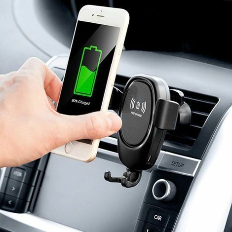 Support pour Téléphone Portable avec Chargeur Induction Sans Fil (1/5)