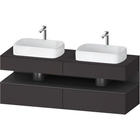 Duravit Collection One Meuble sous-vasque sur console, 2 tiroirs,