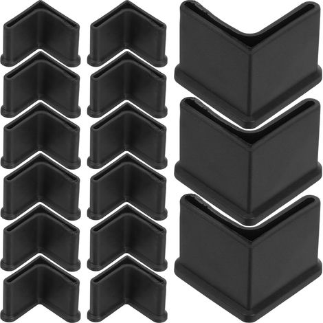 protège pieds de meubles en forme de L antidérapants en PVC