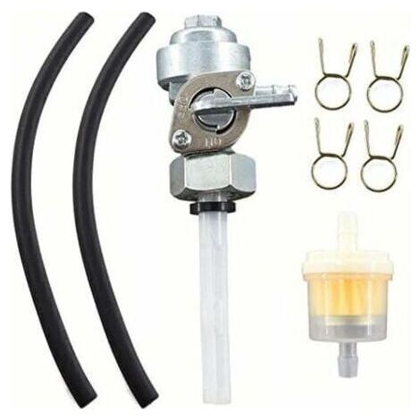 [JAMAIS UTILISÉ]Robinet d'essence avec tuyau pour groupe électrogène Einhell STE2500, STE3500, STE5500, Scheppach SG2600, SG3500, Güde GSE 2701. (1/5)