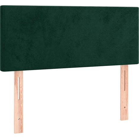 Tête de lit Vert foncé 90x5x78/88 cm Velours (1/5)