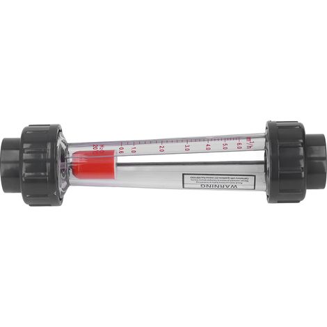 Débitmètre à liquide haute précision, conception en tube plastique ABS, débitmètre d'eau de 0,6 à 6 m³/h (1/5)