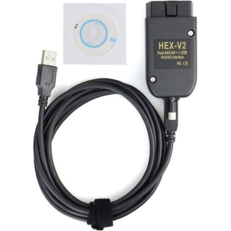 Outil de diagnostic VAG-COM VCDS, testeur électronique avec interface et logiciel inclus, lecture de défauts pour véhicules VW