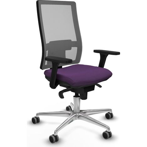 Piqueras y Crespo Horna Chaise Bureau Violet Ergonomique (1/3)