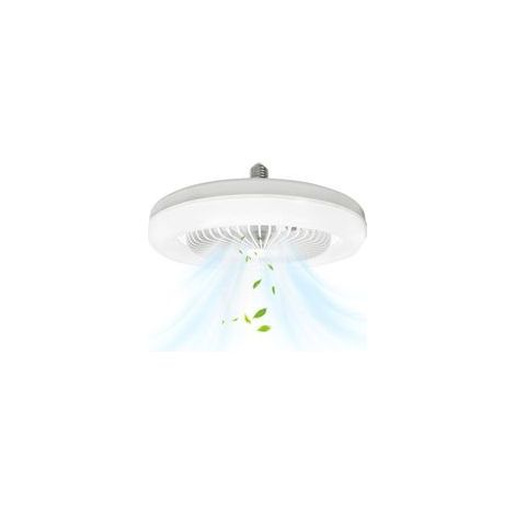 Coocheer – 25 cm beleuchteter Deckenventilator – 30 W LED E27 – Leise mit 3 Modi – Schnelle Installation für Schlaf- und Wohnzimmer (1/5)