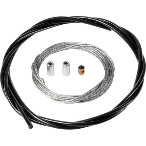 Câble d'accélérateur universel 2,50m avec gaine - Pour carburateur scooter 50cc, moto et mobylette (1/5)