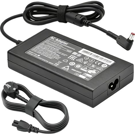 Bloc d'alimentation 135 W pour ordinateur portable Acer Nitro-5 7 AN515 AN517, AC 19 V 7,1 A Chargeur Adaptateur Gaming V15 16 ANV15-41 ANV15-51 ANV16 AN515-51 515-52 515-53 AN517-55 1 AN71. 5 (1/5)
