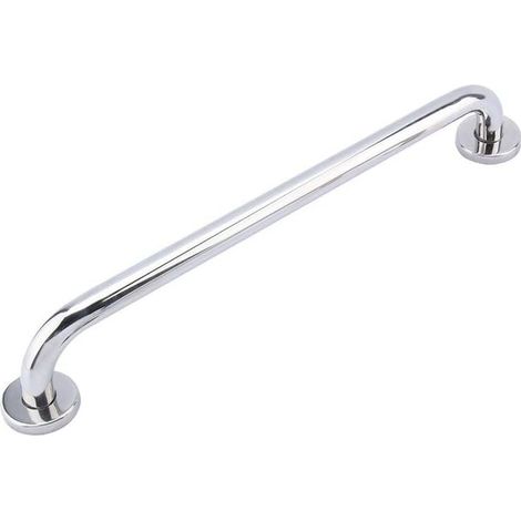 Portasciugamani in acciaio inox 304, 50 cm, da parete, antiscivolo, per bagno, doccia, vasca da bagno (argento) (1/4)