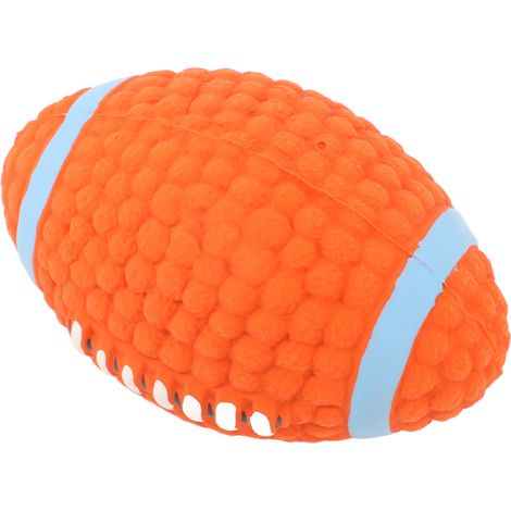 Balle de rugby pour chien, jouet sonore anti-anxiété, jouet à mâcher multi-usages, taille L (1/5)
